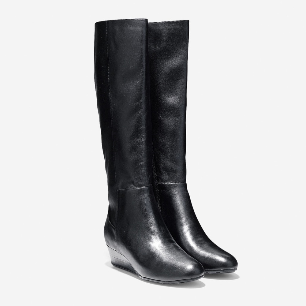 Cole Haan Tali Grand tall boot - black